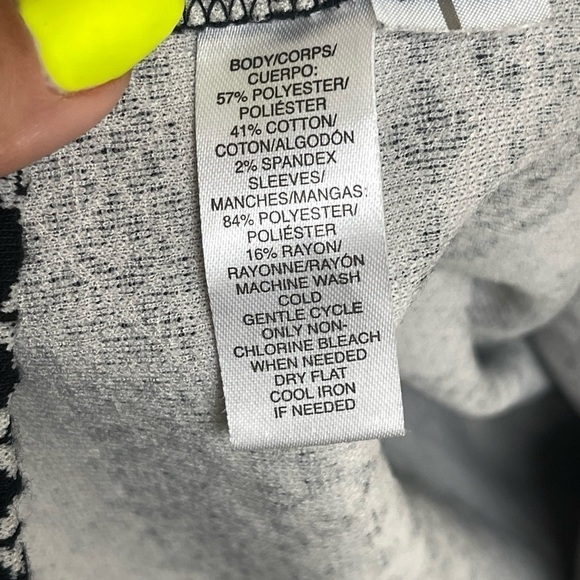 Ann Taylor Loft 3/4 Sleeve Argyle Print Dress - A15 - Picture 3 of 4